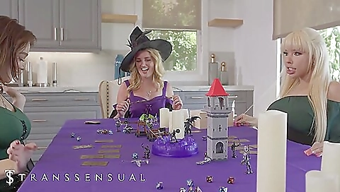 Ebony and brunette are going to be covered with cum