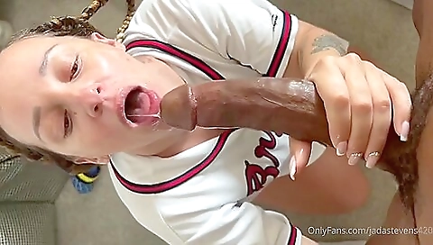 Hot brunette with a tattooed face gets fucked hard