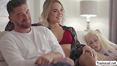 Busty blonde slut rides a big dick in a hot hd video