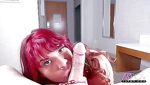 A blonde with a big ass rides a dick in the bedroom